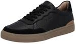 Sneaker RIEKER, Herren, Gr. 40, schwarz, Glattleder, Schuhe Sneaker,...