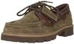 Schn&uuml;rschuh CLARKS "Cleyhill Boat", Herren, Gr. 40, gr&uuml;n, Schuhe Schn&uuml;rschuh, mit