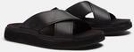 Sandale TIMBERLAND "CASCO COVE SLIDE SANDAL", Herren, Gr. 40, blk full grain, Leder,