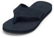 Strandschuh MARC O'POLO "mit Rindlederriemen", Herren, Gr. 40, schwarz navy,