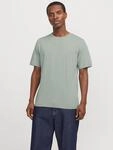 Jack & Jones Rundhalsshirt "JJEORGANIC MELANGE TEE SS O-NECK NOOS"...