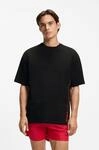 T-Shirt HUGO UNDERWEAR "TIKI T-SHIRT", Herren, Gr. XXL (56), schwarz 001, Jersey,
