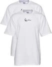 T-Shirt KARL KANI "Karl Kani Herren Small Signature 2-Pack Essential Tee",...