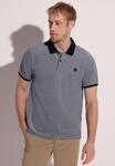 Poloshirt STREET ONE MEN, Herren, Gr. 3XL, basic schwarz, Web, 100% Baumwolle,