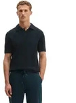 Poloshirt MARC O'POLO "aus weichem Bio-Baumwoll-Mix", Herren, Gr. S, schwarz...
