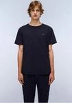 T-Shirt NAPAPIJRI "SALIS SS SUM SHARK SKIN HCB", Herren, Gr. L, blau (blu marine),