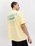 Jack & Jones Rundhalsshirt "JORNORREBRO TYPO TEE SS CREW NECK NOOS" Baumwolle,