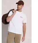 T-Shirt STREET ONE MEN, Jungen, Gr. XL (44), hellwei&szlig;, Web, 100% Baumwolle,