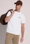 T-Shirt STREET ONE MEN, Jungen, Gr. XL (44), hellwei&szlig;, Web, 100% Baumwolle,