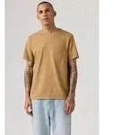 T-Shirt LEVI'S "CLASSIC POCKET TEE", Herren, Gr. M, tiger's eye, Jersey,