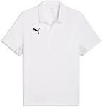 Poloshirt PUMA "TEAMLIGA26 SIDELINE POLO", Herren, Gr. S, wei&szlig; (puma wei&szlig;, puma