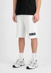 Shorts ALPHA INDUSTRIES "Label Jogger Short", Herren, Gr. XXL, Normalgr&ouml;&szlig;en, wei&szlig;,