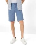 Bermudas BRAX "Style BARI", Herren, Gr. 33, Normalgr&ouml;&szlig;en, graublau, Web, 98%