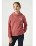 Kapuzensweatshirt NAME IT "NKFBIANA LS SWE WH BRU BOX PS", M&auml;dchen, Gr....