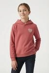 Kapuzensweatshirt NAME IT "NKFBIANA LS SWE WH BRU BOX PS", M&auml;dchen, Gr....