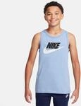 T-Shirt NIKE SPORTSWEAR "K NSW TANK TEE", M&auml;dchen, Gr. L, hydrogen blau,