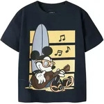 T-Shirt NAME IT "NMMART MICKEY SS NREG TOP BOX WDI", M&auml;dchen, Gr. 92, blau...