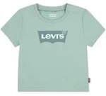 T-Shirt LEVI'S KIDS "BATWING TEE", M&auml;dchen, Gr. 3M (62), cameo gr&uuml;n, Single...