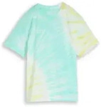T-Shirt TOM TAILOR, Jungen, Gr. 152, turquoise tie dye design, Jersey,...