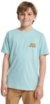 T-Shirt QUIKSILVER "Fruits Tide", Jungen, Gr. 14, blau (blau haze), Obermaterial: 70%