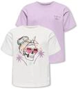 KIDS ONLY T-Shirt "KOGMAIKEN LIFE SKULL SS TOP JRS 2-PACK" Packung, 2 mit