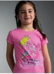 T-Shirt TRIGEMA "TRIGEMA T Shirt mit Printmotiv "Summer Party", M&auml;dchen, Gr....