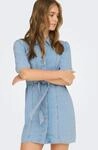 ONLY Jeanskleid "ONLVIBBE SS BELT DNM DRESS AKM" Baumwollmischung, regular fit
