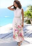 LASCANA Maxikleid "aus glatter b&uuml;gelfreier Ware" mit Blumendruck, Sommerkleid...