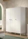 Home affaire Kleiderschrank "Forrest mit 3 Dreht&uuml;ren (Soft-Close), Made in Europe,