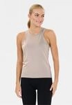 Tanktop ATHLECIA "Almi V2", Damen, Gr. 36, beige, 88% Polyester, 12% Elasthan,