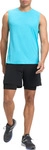 Laufshirt ENERGETICS "HE.-TANK-SHIRT STEFAN SL M", Herren, Gr. S, turquoise,