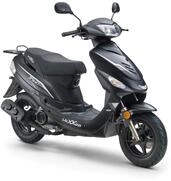 Luxxon Motorroller "LuXXon Prime 2" 50 cm&sup3; 45 km/h Euro 5 3,4 10 Zoll, Automatik,