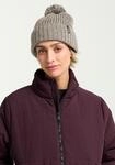 Beanie JACK WOLFSKIN "MEDLEY KNIT BEANIE W", Damen, Gr. S (36), linen, Obermaterial:
