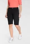 Bermudas MAIER SPORTS "D GG Outdoorhose", Damen, Gr. 56, N-Gr, schwarz, Web,