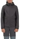 Outdoorjacke MCKINLEY "JU.-UNTERJACKE ABE LT B", Jungen, Gr. 128, anthrazit, schwarz