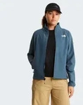 Softshelljacke THE NORTH FACE "W TEK APPROACH JACKET", Damen, Gr. L, granite...