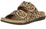 Pantolette ROHDE "Rohde Pantoletten Veloursleder", Damen, Gr. 43, braun (leopard),