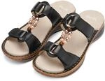 Ara Pantolette "HAWAII" Schlupfschuh, Komfortschuh mit Klettverschl&uuml;sse, G-Weite