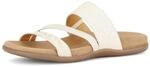 Pantolette GABOR "Pantolette", Damen, Gr. 40, creme, Schuhe Pantolette