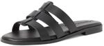 Pantolette TAMARIS, Damen, Gr. 36, schwarz, Glattleder, unifarben, Schuhe...
