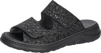 Pantolette WALDL&Auml;UFER "H-JOLINE", Damen, Gr. 3,5 (36), schwarz, Nubukleder,