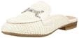 Pantolette TAMARIS "Tamaris Pantoletten Lederimitat/Textil", Damen, Gr. 41, ivory,