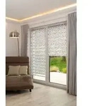 Doppelrollo K-HOME "Delphi" Gr. 3, grau (stein, taupe), B:60cm H:150cm,...