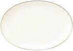 Seltmann Weiden Servierplatte "Servierplatte Savona Goldlinie 35,1 x 24,2 cm...