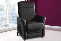 TV-Sessel SIT & MORE "Charlie", schwarz, B:76cm H:103cm T:91cm, Altara Nubuck,...