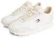 Sneaker TOMMY JEANS "RETRO RUNNER ARCHIVE LTR", Damen, Gr. 36, ivory, Leder,
