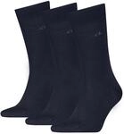Calvin Klein Socken "CK MEN SOCK" 3 Paar, uni, Cotton-Mix, breiter Bund