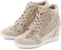 LASCANA Sneaker "Freizeitschuh, Keilstiefelette, Stiefelette," mit innenliegendem