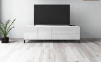 Lowboard BORCHARDT M&Ouml;BEL "Sophia, TV-Schrank Breite 152 cm", wei&szlig; (wei&szlig; hg),