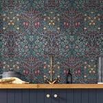 WILLIAM MORRIS AT HOME Vliestapete "Blackthorn" Retro glatt Designer Tapete, 10mx52cm
